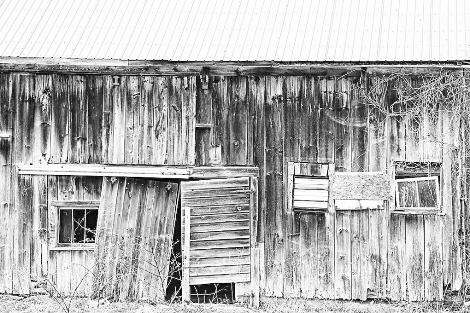 Side Of A Barn