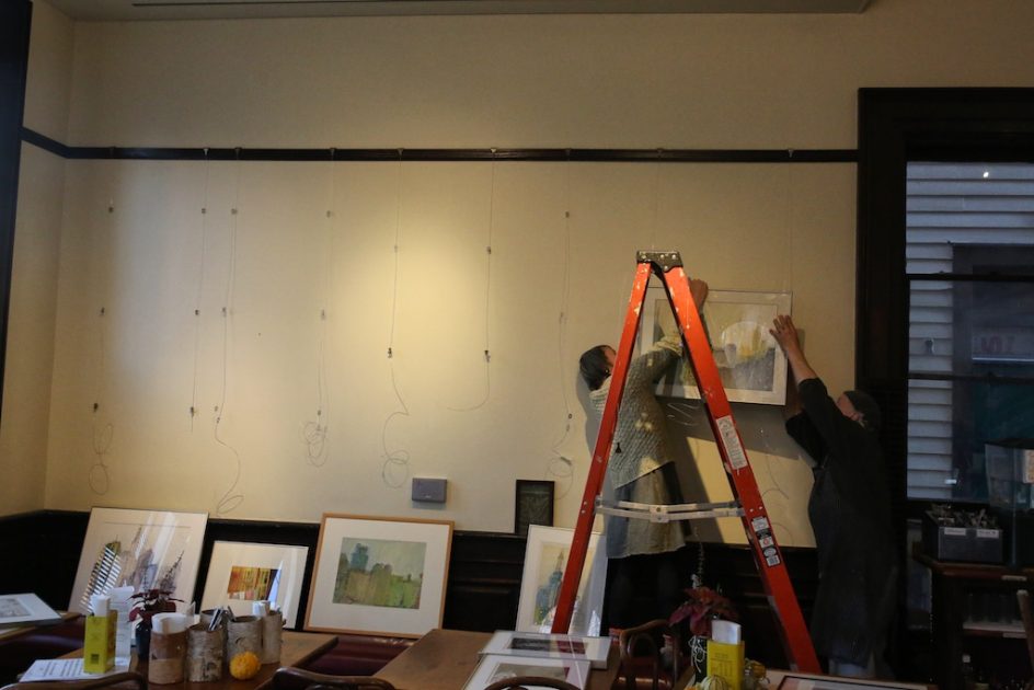 Portrait Show Comes Down