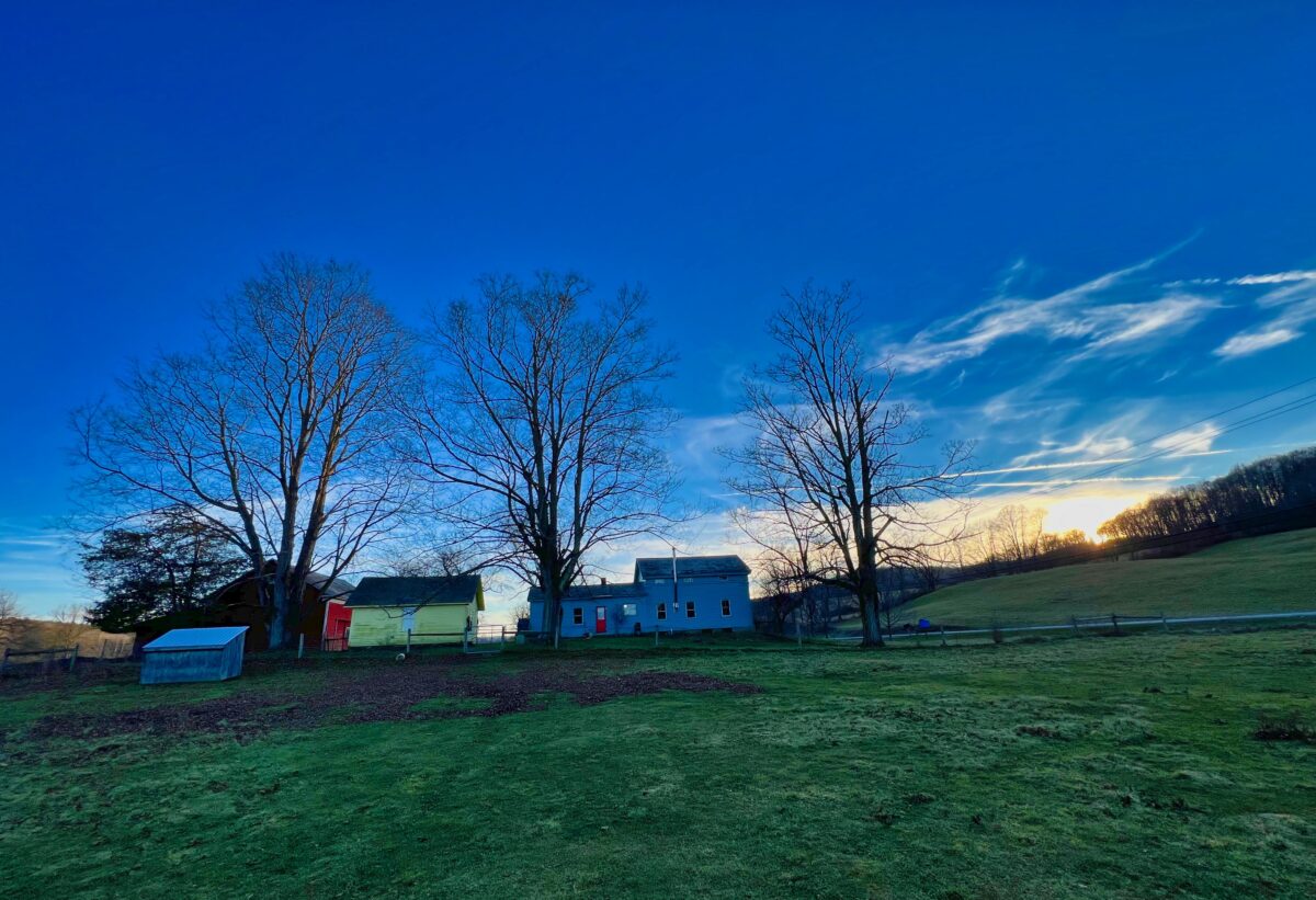 Sunset, Sunrise, In Between At Bedlam Farm, All Beautiful: Three Views ...